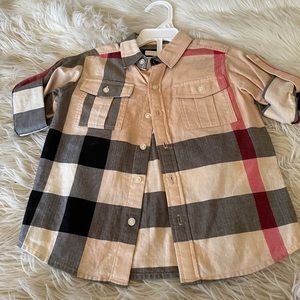 Burberry button down top